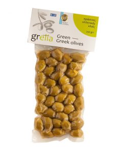 Green Greek Olives, 250g