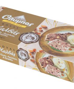 Seesamihalvaa „Royal“: rosinad, kakao, mandel, 250g