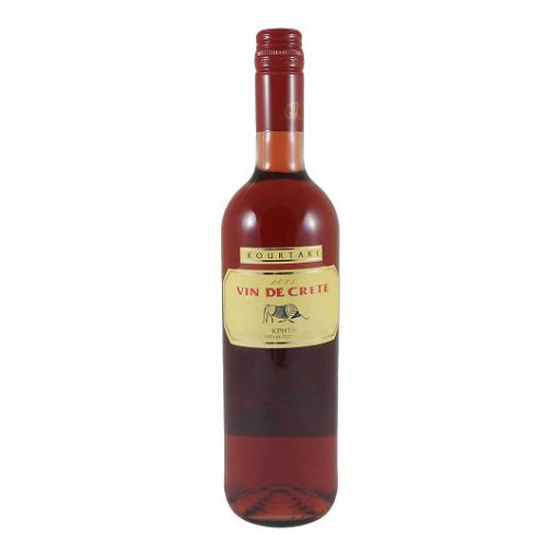 Vin de Crete, rose dry wine 75сl Kourtaki, Greece