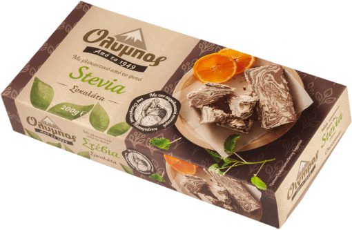 Halva Stevia Chocolate (no added sugar with sweeteners), 250g