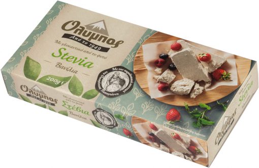 Stevia seesamihalvaa vanill (magusainetega, ilma suhkruta), 250g